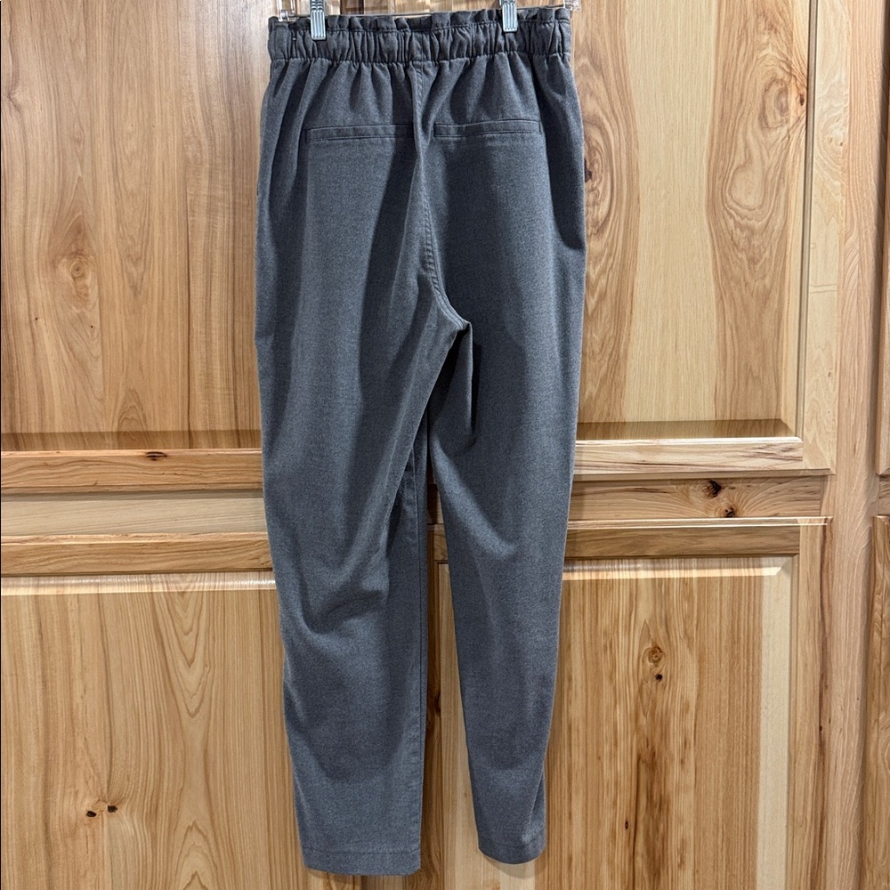 Abercrombie & Fitch Gray Pull On Business Casual Elastic Waist Dress Pants SizeM - Picture 5 of 13